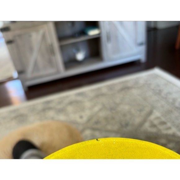 FIRE & ICE ART GLASS SET OF 2 - 7” ROUND SAUCE BOWLS 1” DEEP - Picture 9 of 10